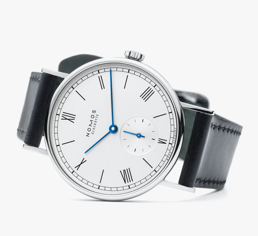 Nomos Glashutte Ludwig Steel Back Watch