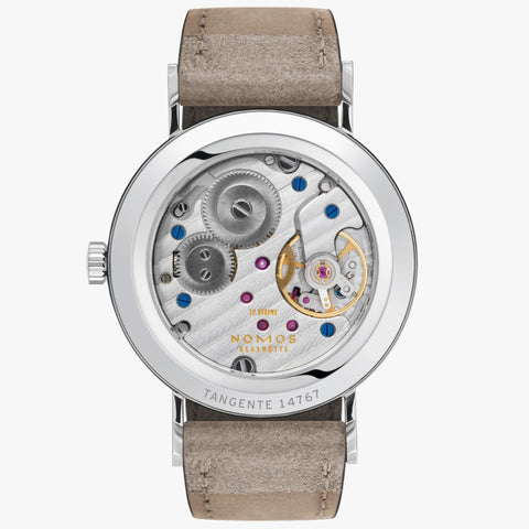 Nomos Glashutte Tangente 33 Champagne Sapphire Crystal Watch