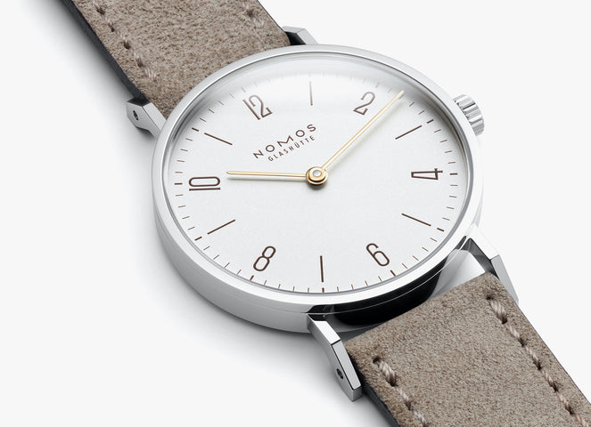 Nomos Glashutte Tangente 33 Duo Sapphire Crystal Watch