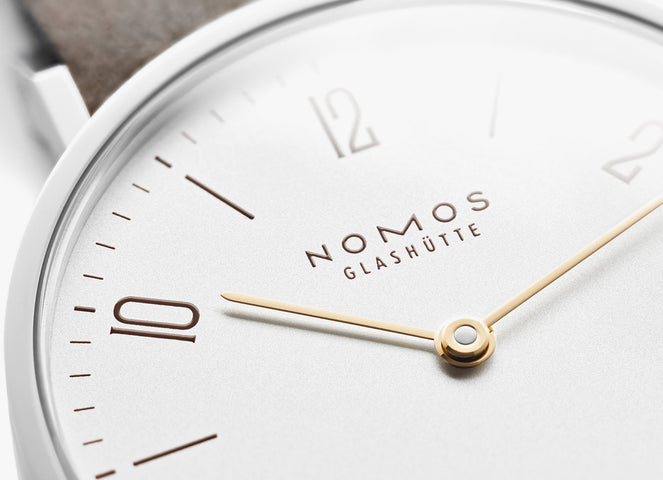 Nomos Glashutte Tangente 33 Duo Sapphire Crystal Watch