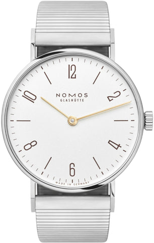Nomos Glashutte Tangente 33 Duo Steel Back Watch 120 BRACELET