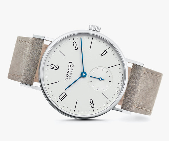 Nomos Glashutte Tangente 33 Steel Back Watch
