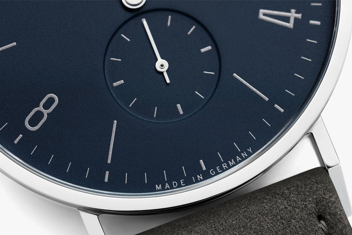 Nomos Glashutte Tangente 38 Midnight Blue Sapphire Crystal Watch