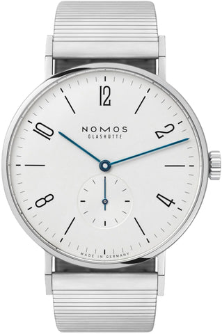 Nomos Glashutte Tangente 38 Steel Back Watch 165 BRACELET
