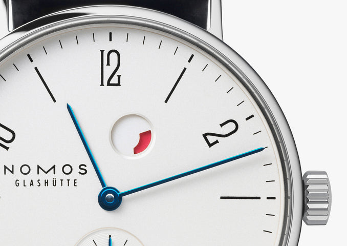 Nomos Glashutte Tangente Datum Gangreserve Sapphire Crystal Watch