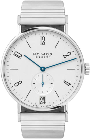 Nomos Glashutte Tangente Datum Sapphire Crystal Watch 130 BRACELET