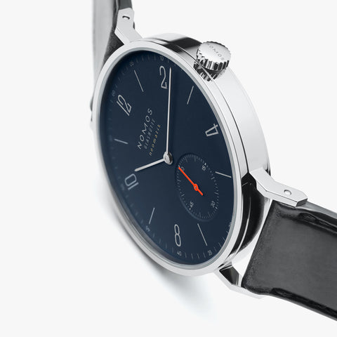 Nomos Glashutte Tangente Neomatik 39 Nachtblau Sapphire Crystal Watch