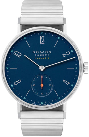 Nomos Glashutte Tangente Neomatik Nachtblau Sapphire Crystal Watch 177 BRACELET