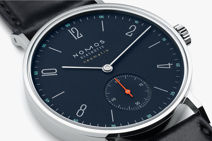 Nomos Glashutte Tangente Neomatik Nachtblau Sapphire Crystal Watch