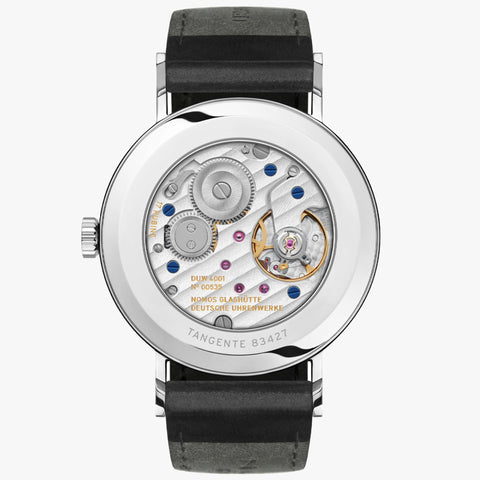 Nomos Glashutte Tangente Sapphire Crystal Watch