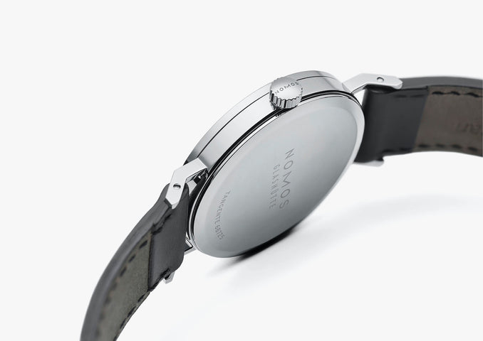 Nomos Glashutte Tangente Steel Back Watch