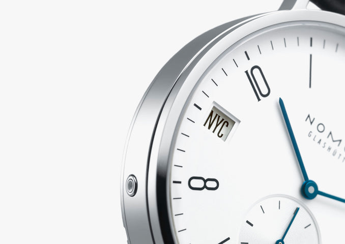 Nomos Glashutte Tangomat GMT Sapphire Crystal Watch