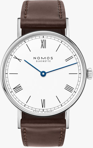 Nomos Glashutte Ludwig 33 Duo Enamel White Watch