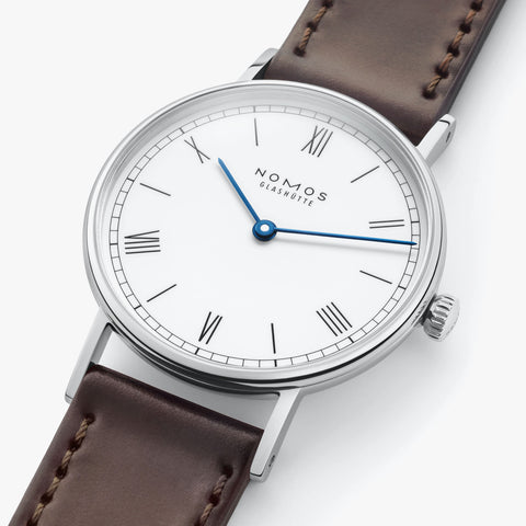 Nomos Glashutte Ludwig 33 Duo Enamel White Watch