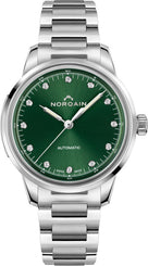 Norqain Watch Freedom 60 Emerald Green Diamond Bracelet N2001SA/E20D/203S