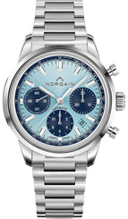 Norqain Watch Freedom 60 Chrono 40mm Sky Blue Bracelet Limited Edition N2201S22C/IAA221/201SG