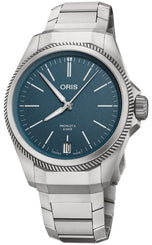 Oris ProPilot X Calibre 400 Blue Watch with titanium strap, titanium case