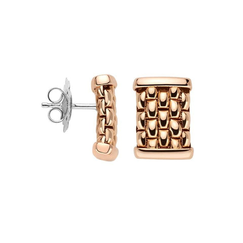 Fope Essentials 18ct Rose Gold Stud Earrings OR06