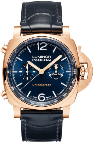 Panerai Watch Luminor Chrono Goldtech Blu Notte PAM01111