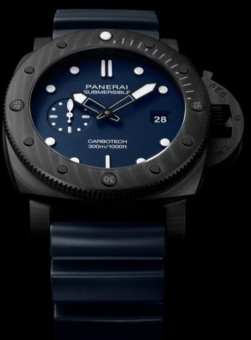 Panerai Submersible QuarantaQuattro Carbotech Blu Abisso Watch
