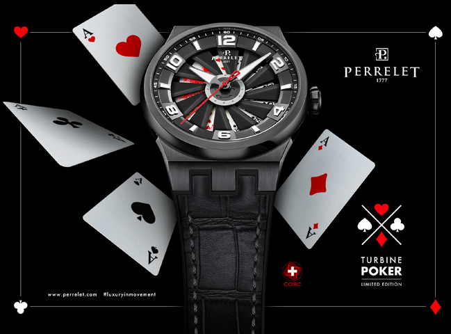 Perrelet Watch Turbine Carbon Poker Limited Edition
