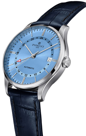 Perrelet Weekend GMT Ice Blue Watch