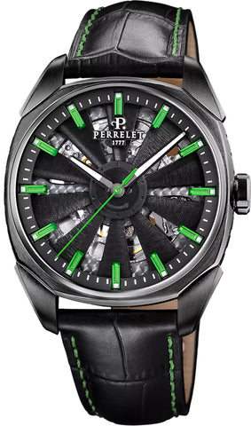 Perrelet Turbine Urban Skeleton 3 Hands Watch