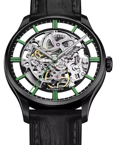 Perrelet Weekend Skeleton 3 Hands Watch