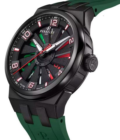 Perrelet Turbine Titanium 3 Hands Watch