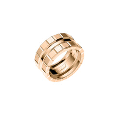 Chopard Ice Cube 18ct Rose Gold Double Wide Ring