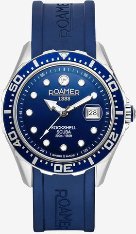 Roamer Watch Rockshell Scuba Rubber 867833 41 45 02