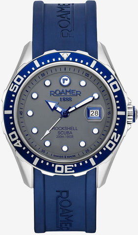 Roamer Watch Rockshell Scuba Rubber 867833 41 55 02
