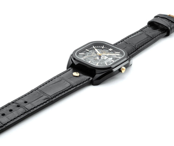 Roamer Mechano Black Skeleton Watch