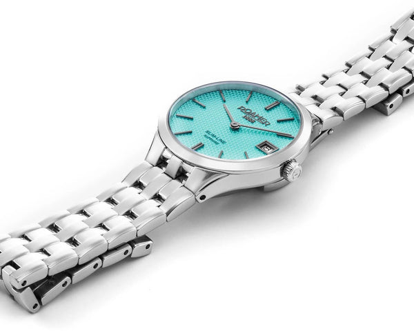 Roamer Slim-Line Classic Marine Blue Ladies Watch