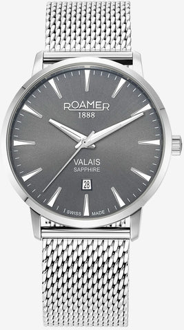 Roamer Watch Valais Grey Gents 988833 41 55 05