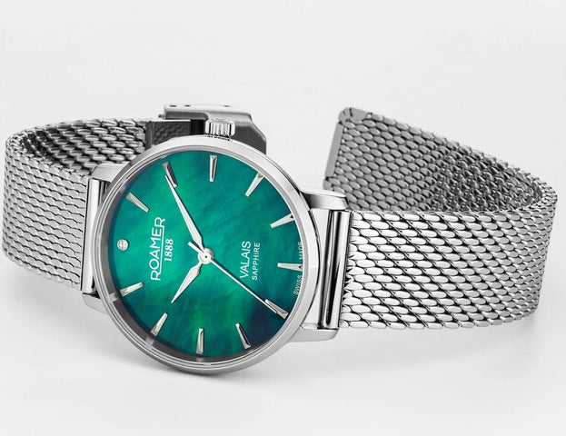 Roamer Valais Green Ladies Watch