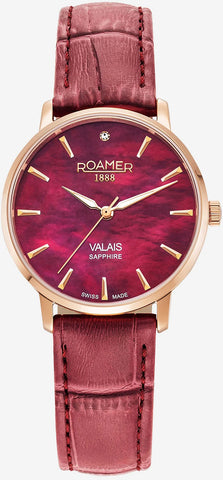 Roamer Valais Red MOP Ladies Watch