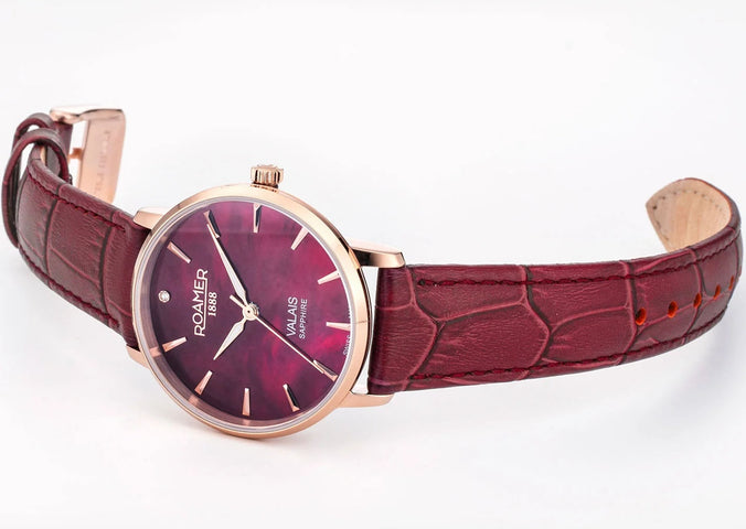Roamer Valais Red MOP Ladies Watch