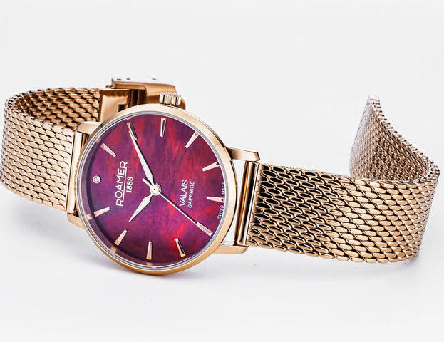 Roamer Valais Red MOP Ladies Watch