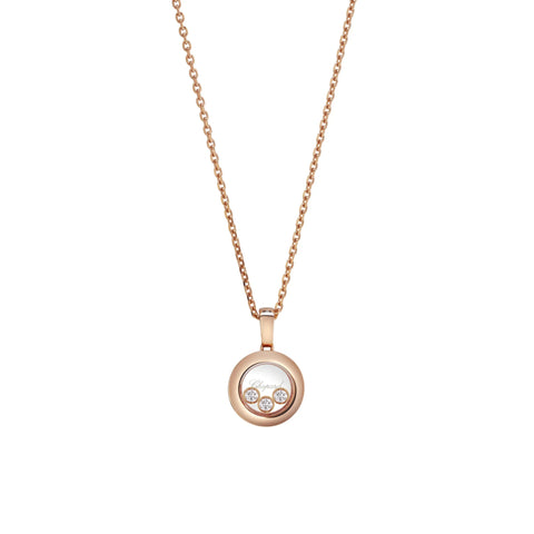 Chopard Happy Diamonds Icons 18ct Rose Gold 0.15ct Diamond Pendant