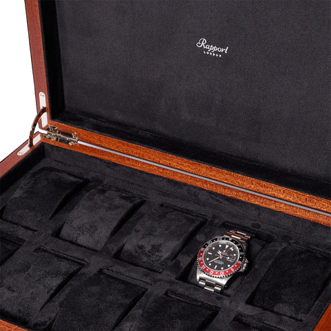 Rapport Watch Box Mayfair 10 Macassar Wood