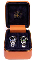 Rapport Watch Case Hyde Park 2 Tan Zip D262