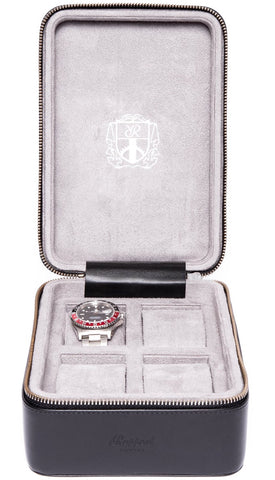 Rapport Watch Case Hyde Park 4 Black Zip D271