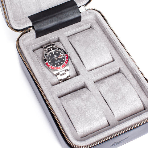 Rapport Watch Case Hyde Park 4 Black Zip