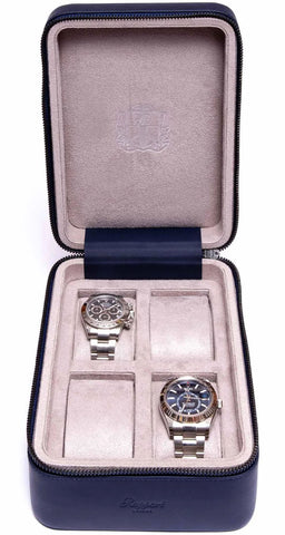 Rapport Watch Case Hyde Park 4 Blue Zip D27