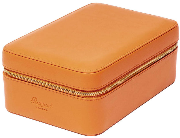 Rapport Watch Case Hyde Park 4 Tan Zip