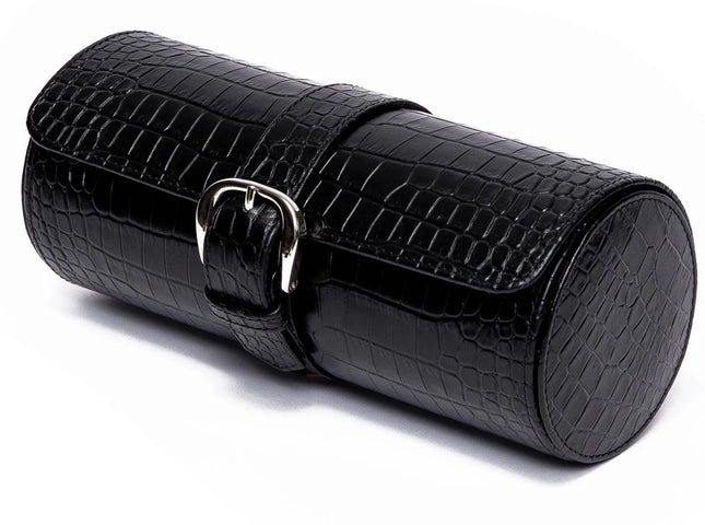 Rapport Watch Roll Brompton 3 Black Crocodile