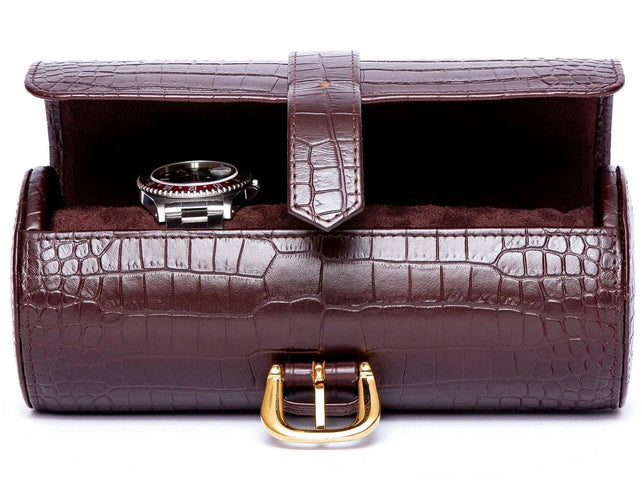 Rapport Watch Roll Brompton 3 Brown Crocodile D165