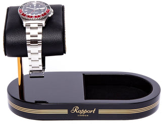 Rapport Watch Stand Formula Tray Black Silver Silver WS22