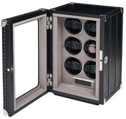 Rapport Watch Winder Roamer 6 Leather Black W656